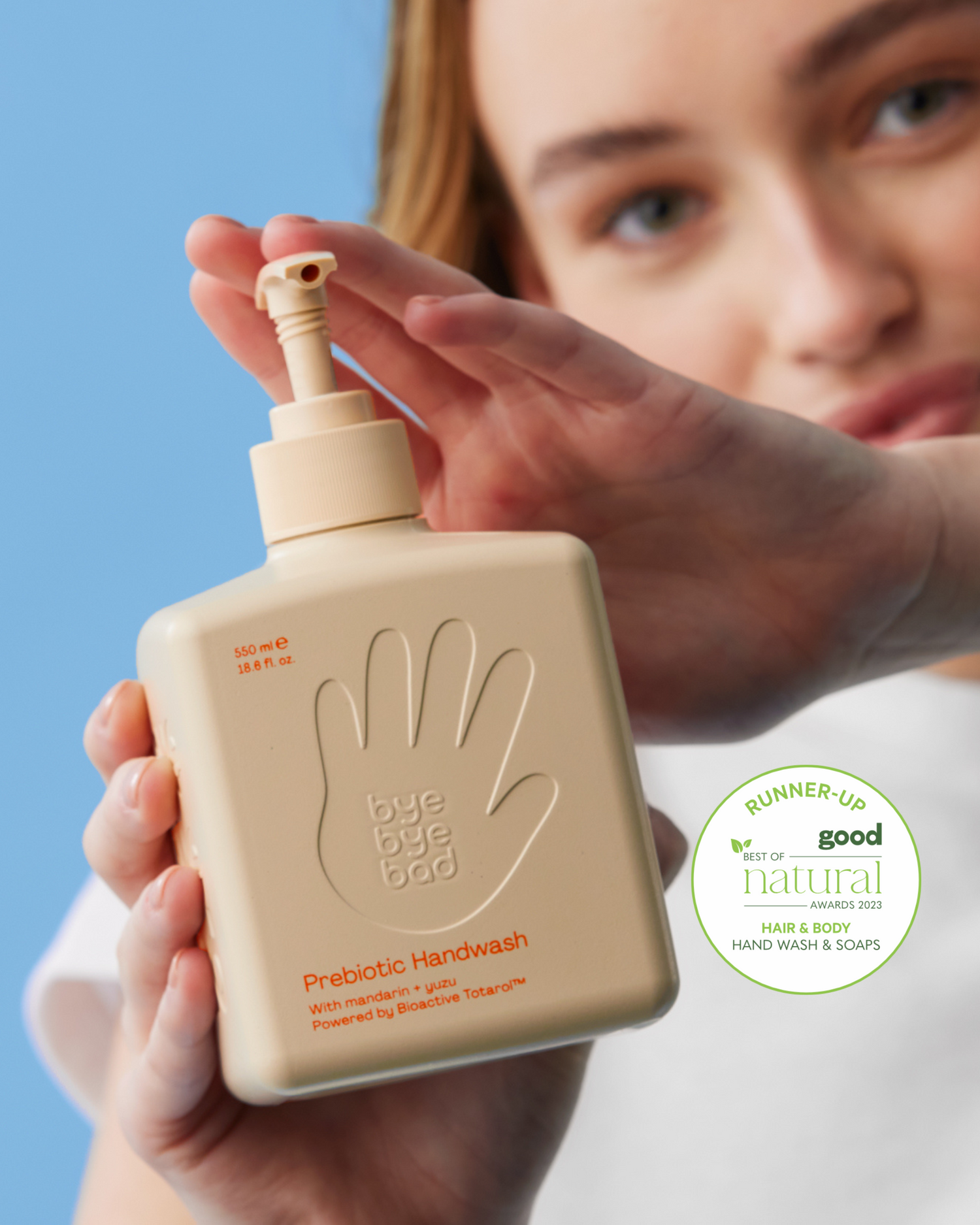 Prebiotic Handwash with mandarin + yuzu 550ml