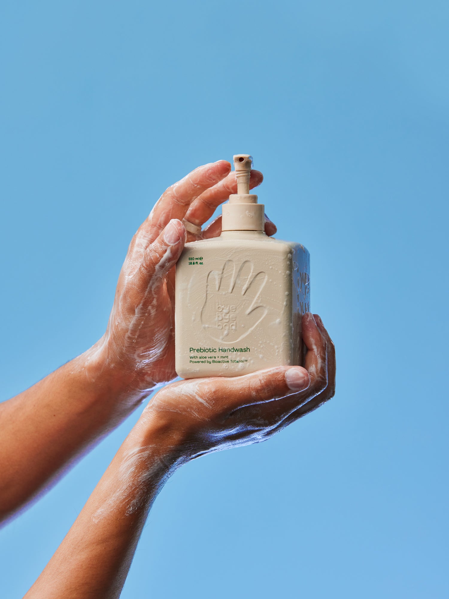 Prebiotic Handwash with aloe vera + mint 550ml